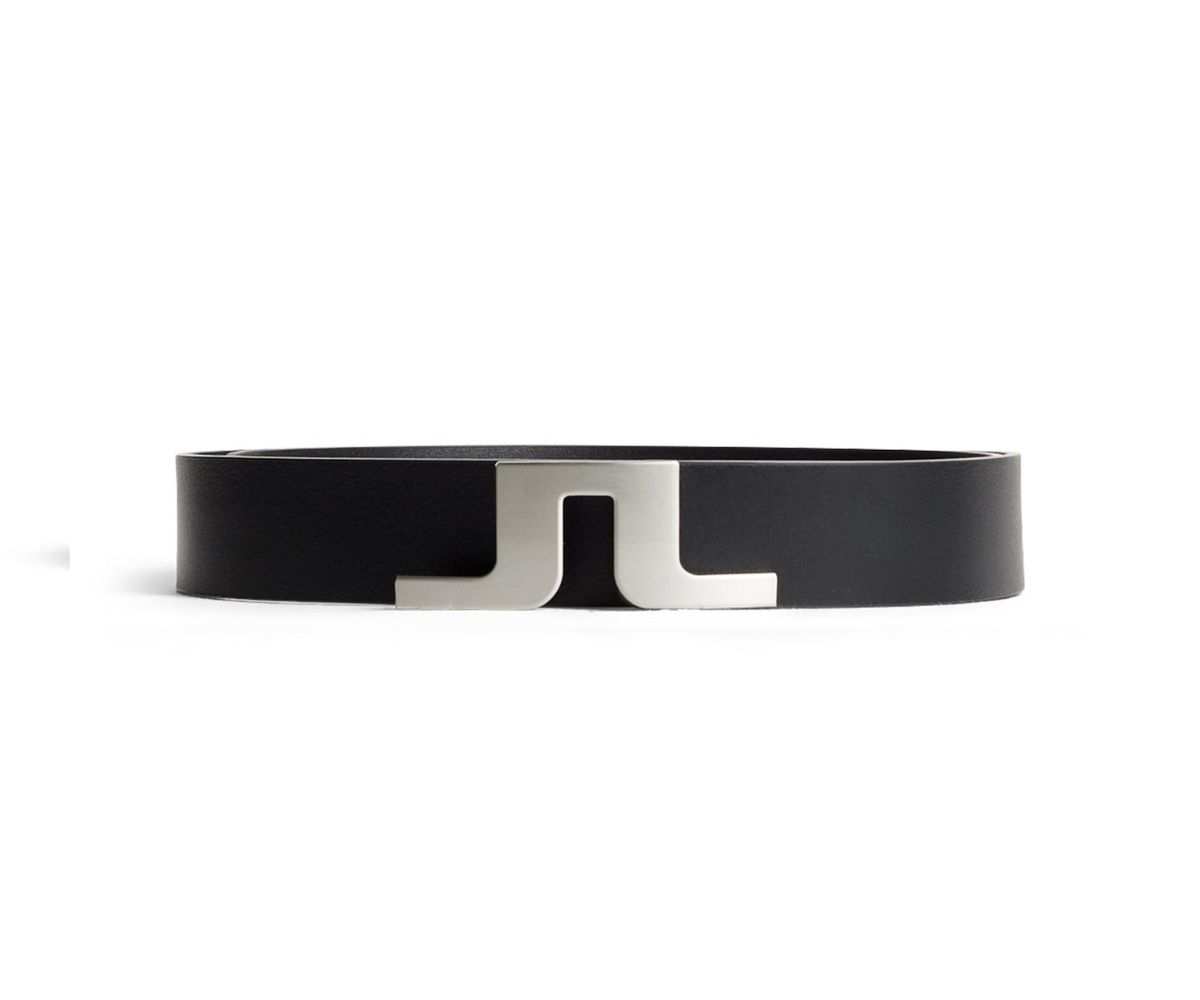 Ceinture J.Lindeberg Bridger Leather Belt SS25 Black