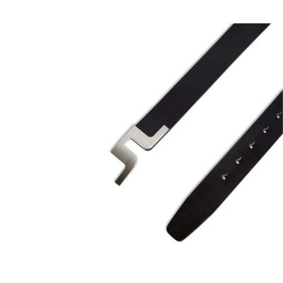 Ceinture J.Lindeberg Bridger Leather Belt SS25 Black