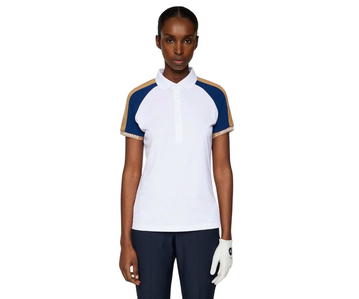 Polo Femme J.Lindeberg Priya SS25 White