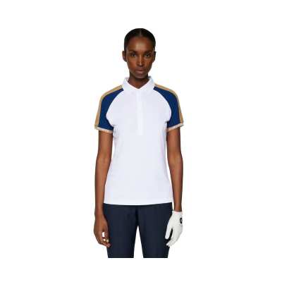 Polo Femme J.Lindeberg Priya SS25 White