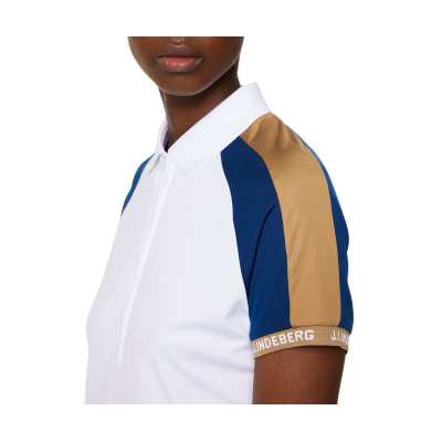 Polo Femme J.Lindeberg Priya SS25 White
