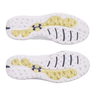 Chaussures Under Armour Drive Pro SL SS25 White Downpour Grey Gold