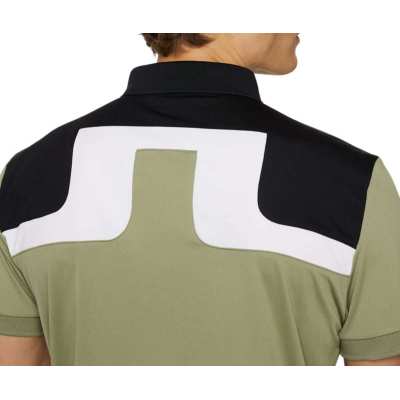 Polo J.Lindeberg Jeff SS25 Oil Green