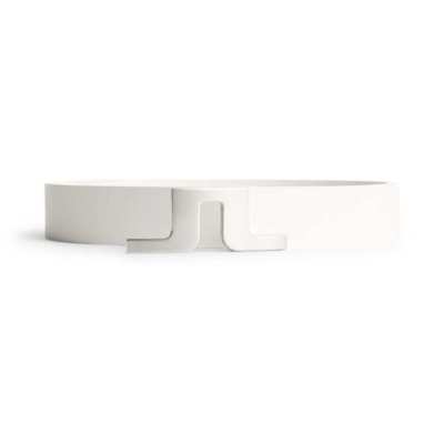 Ceinture J.Lindeberg Bridger Leather Belt SS25 White