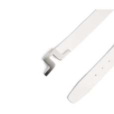 Ceinture J.Lindeberg Bridger Leather Belt SS25 White
