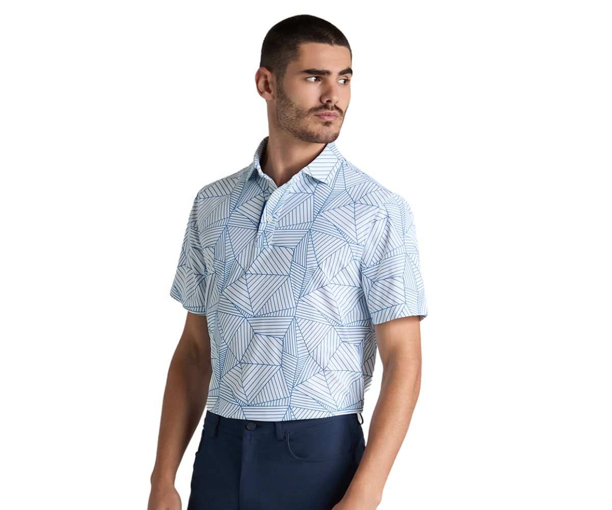Polo G/FORE Geometric Tech Piqué SS25