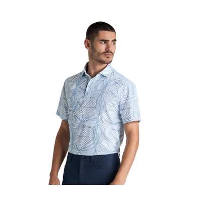Polo G/FORE Geometric Tech Piqué SS25