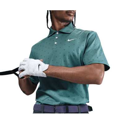 Polo Nike Dri-Fit Tour Print SU25 Mineral Teal