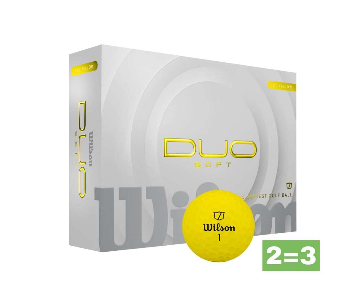 Balles Wilson Duo Soft Yellow