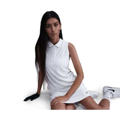 Polo Sans Manches Femme Nike Dri-Fit Victory SU25 White