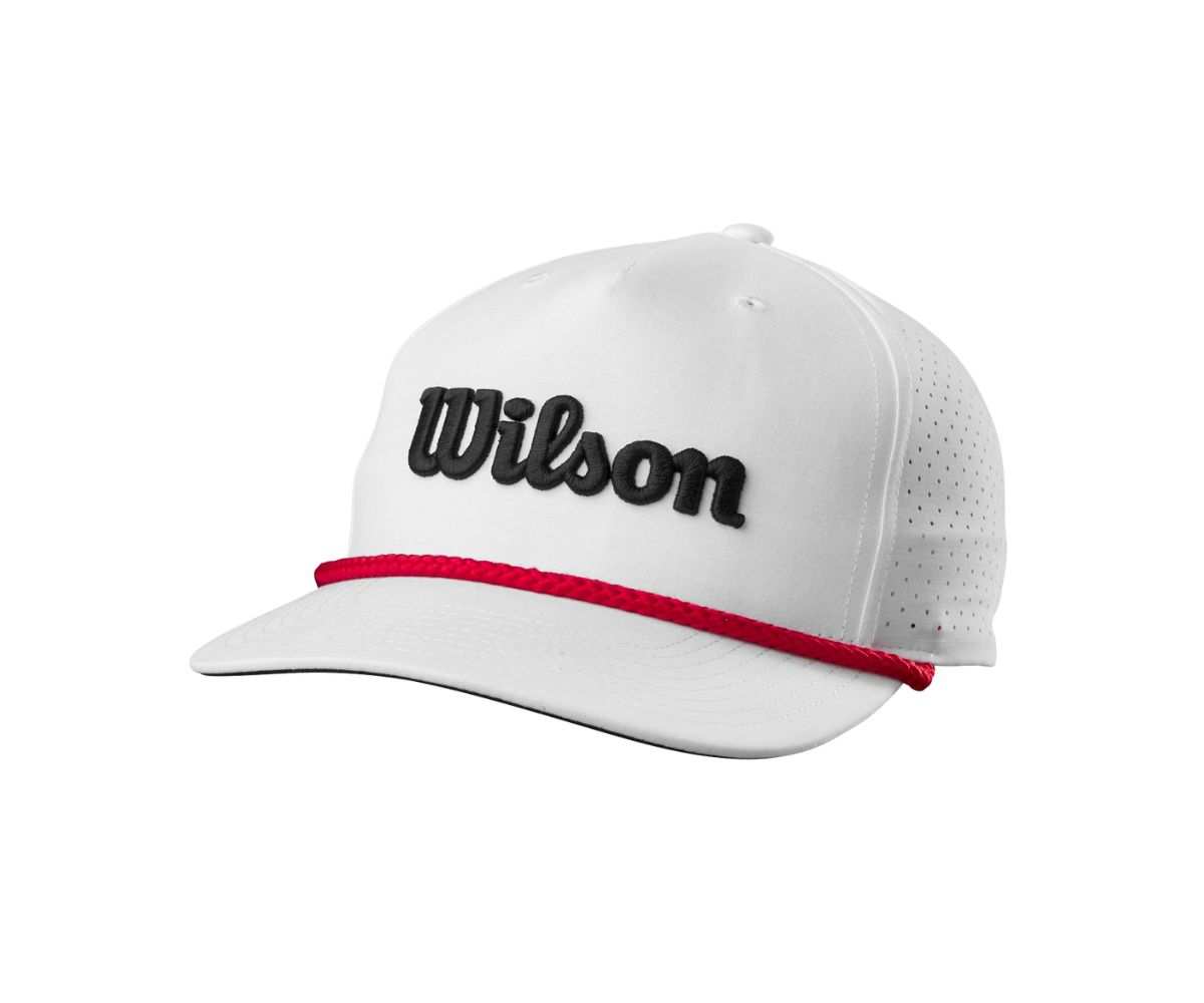 Casquette Wilson Rope Hat White Red Black