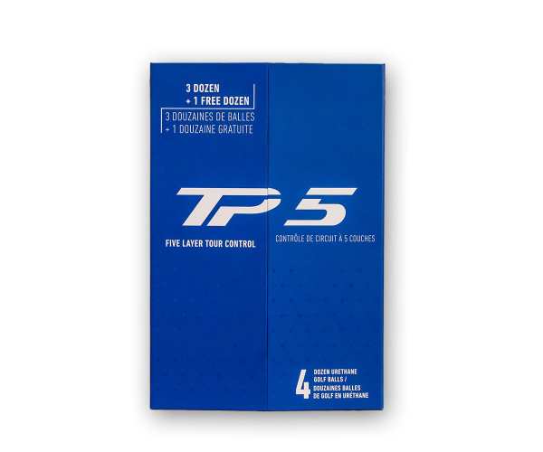 Pack Balles Taylormade TP5 3 Douzaines + 1 Offerte