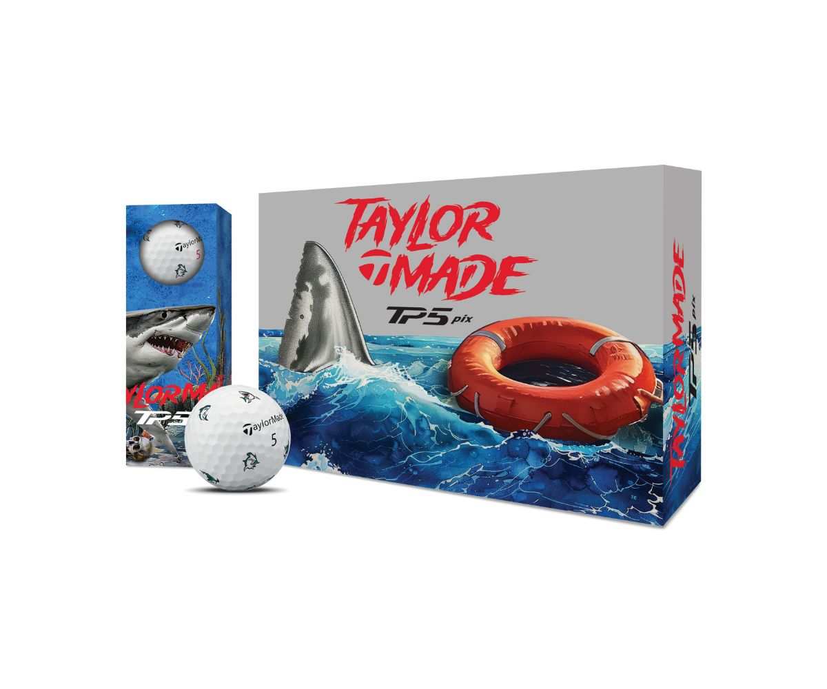 Balles Taylormade TP5 Pix Édition Limitée Sharks