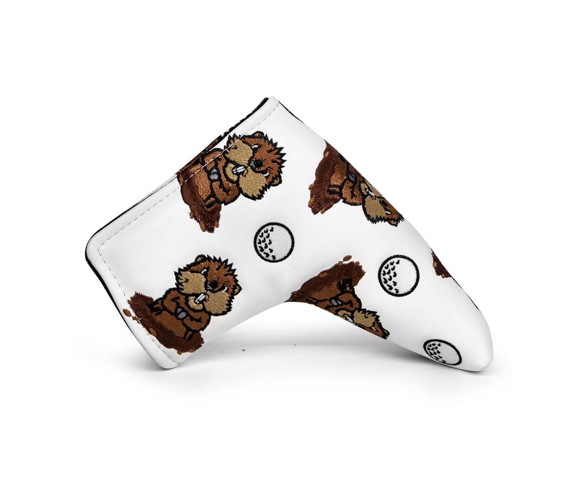 Couvre-Club Barudan Marmot White Putter Lame