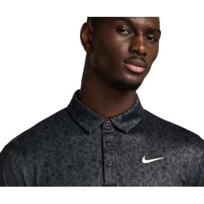 Polo Nike Dri-Fit Tour Poa Print FA25 Anthracite