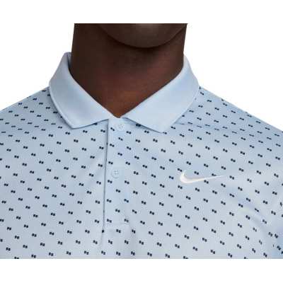 Polo Nike Dri-Fit Victory+ Print FA25 Light Blue