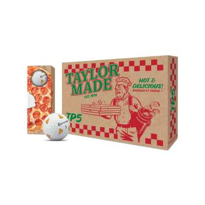 Balles Taylormade TP5 Édition Limitée Pizza Party