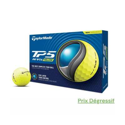 Balles Taylormade TP5x Yellow