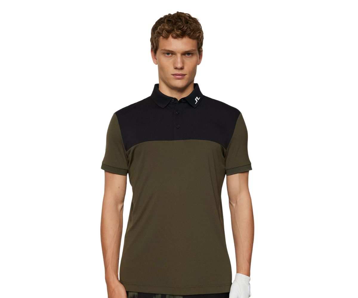 Polo J.Lindeberg Jeff FW25 Forest Green