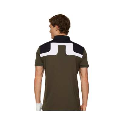 Polo J.Lindeberg Jeff FW25 Forest Green