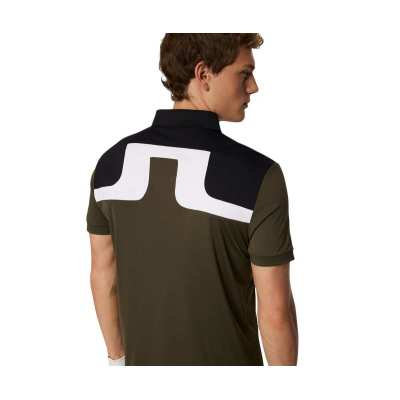 Polo J.Lindeberg Jeff FW25 Forest Green
