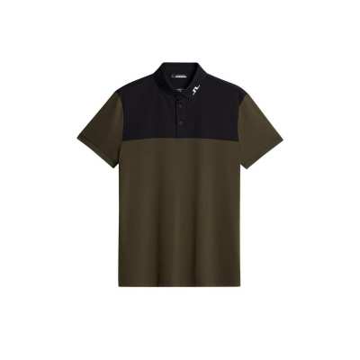 Polo J.Lindeberg Jeff FW25 Forest Green