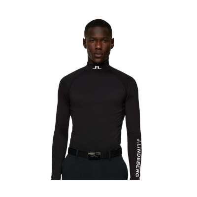 T-Shirt J.Lindeberg Aello Soft Compression FW25 Black