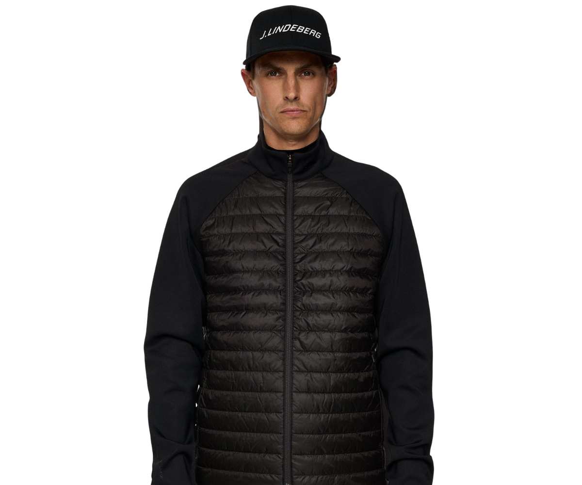 Veste J.Lindeberg Hayden Quilt Hybrid Jacket FW25 Black