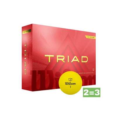 Balles Wilson Triad Yellow