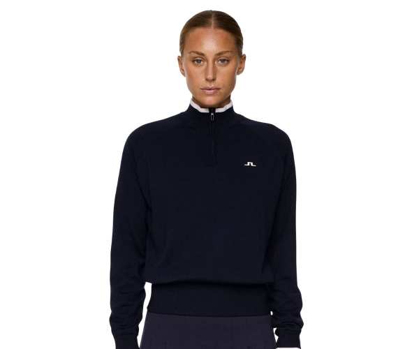 Pull Femme J.Lindeberg Ruth Windbreaker Sweater FW25 Navy