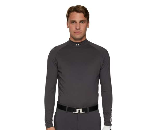 Haut de Compression J.Lindeberg Ello Brushed Top FW25 Asphalt