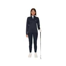Sweat Femme J.Lindeberg Steffi Quarter Zip Mid Layer FW25 Navy Melange