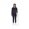 Sweat Femme J.Lindeberg Steffi Quarter Zip Mid Layer FW25 Navy Melange