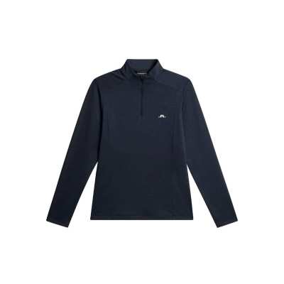 Sweat Femme J.Lindeberg Steffi Quarter Zip Mid Layer FW25 Navy Melange