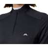 Sweat Femme J.Lindeberg Steffi Quarter Zip Mid Layer FW25 Navy Melange