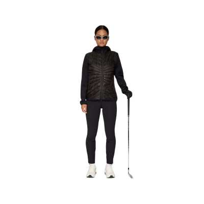 Veste Femme J.Lindeberg Madde Quilt Hybrid Hood FW25 Black