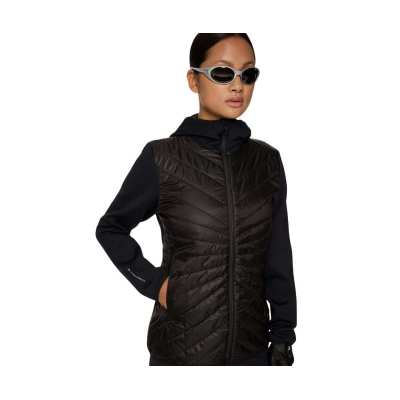 Veste Femme J.Lindeberg Madde Quilt Hybrid Hood FW25 Black