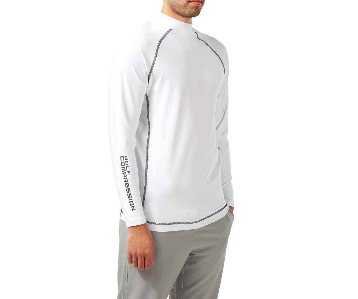 T-Shirt de compression Footjoy Baselayer Mock FW25 White