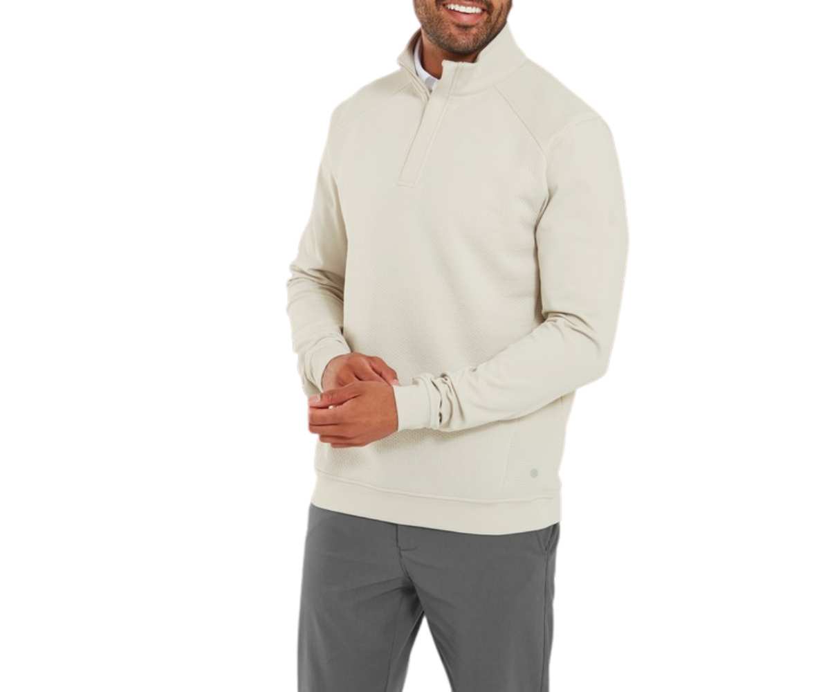 Pullover Footjoy Ottoman Thermoseries FW25 Stone