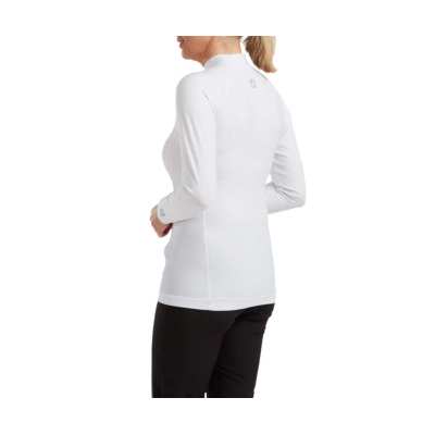 T-Shirt de compression Femme Footjoy Baselayer Mock FW25 White