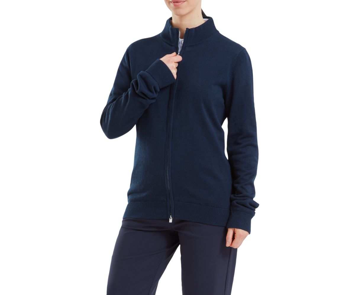Pullover Femme Footjoy Full-Zip Drirelease FW25 Navy