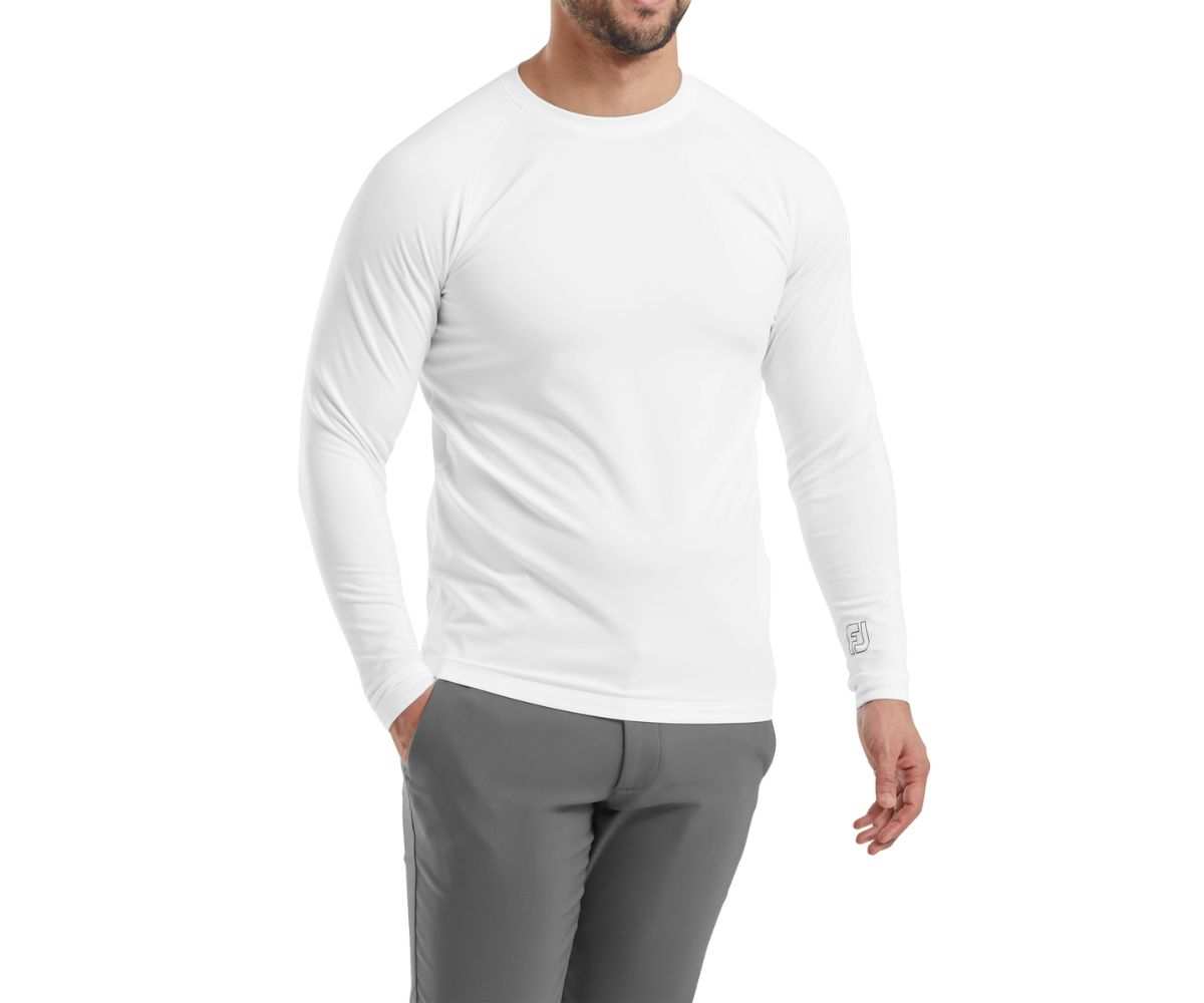 T-Shirt Manches Longues Footjoy Thermoseries Polaire FW25 White