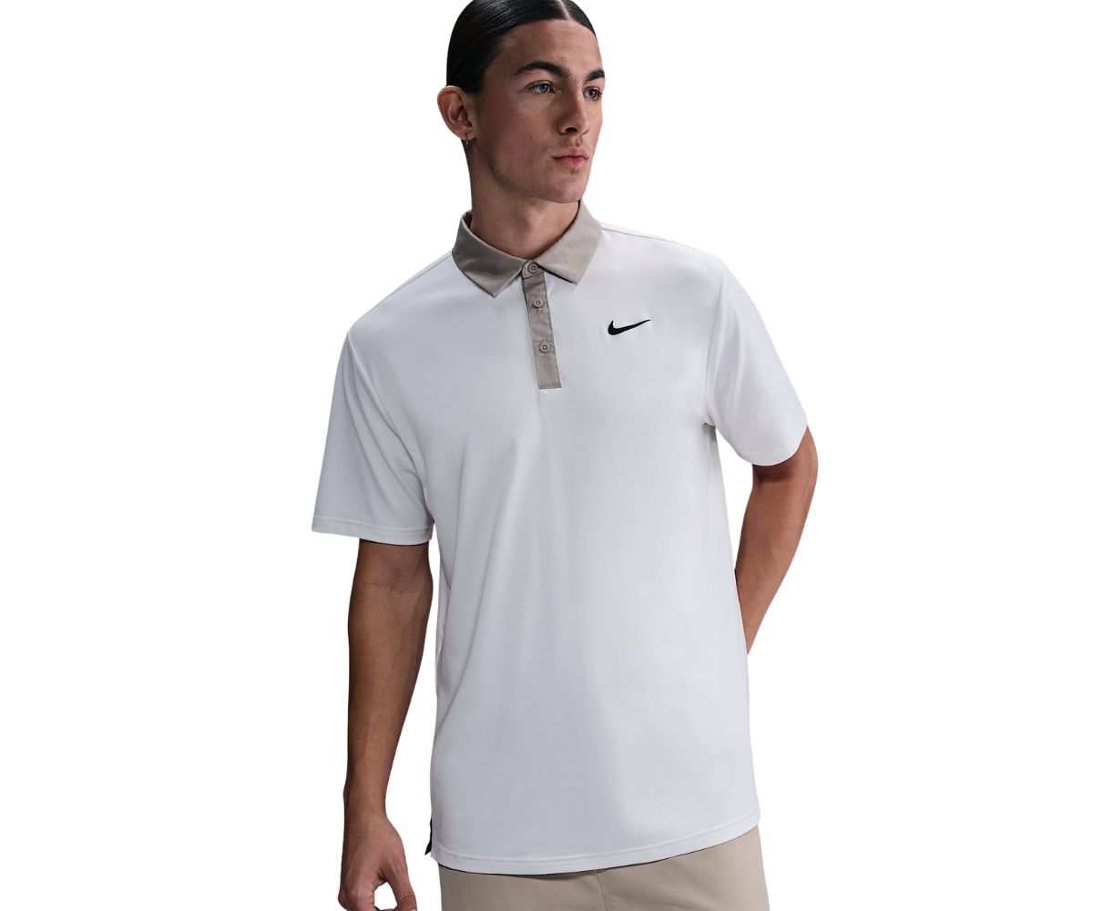 Polo Nike Tour Contrast HO25 White Grey