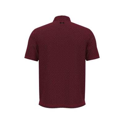 Polo Under Armour T2G Printed FW25 Black Racer Red