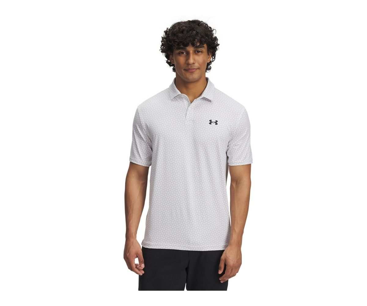 Polo Under Armour T2G Printed FW25 White Grey