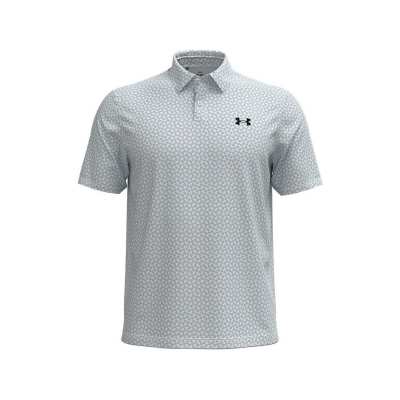 Polo Under Armour T2G Printed FW25 White Grey
