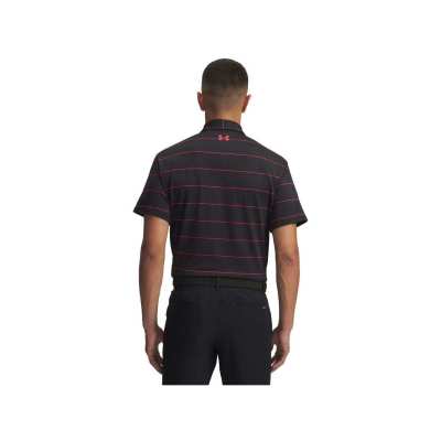 Polo Under Armour Playoff 3.0 Stripe FW25 Black Red