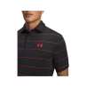 Polo Under Armour Playoff 3.0 Stripe FW25 Black Red