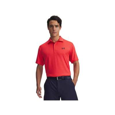 Polo Under Armour Playoff 3.0 Printed FW25 Racer Red