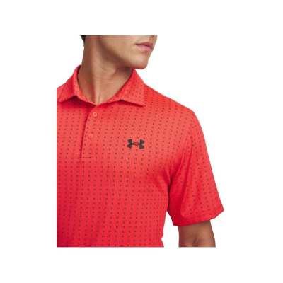 Polo Under Armour Playoff 3.0 Printed FW25 Racer Red